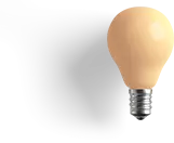 Lamp representing insight